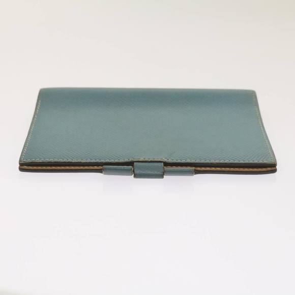 HERMES Agenda GM Day Planner Cover Leather Blue Auth am5960 - Picture 3 of 16